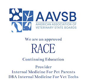Internal Medicine For Vet Techs RACE Approved CE for veterinary technicians